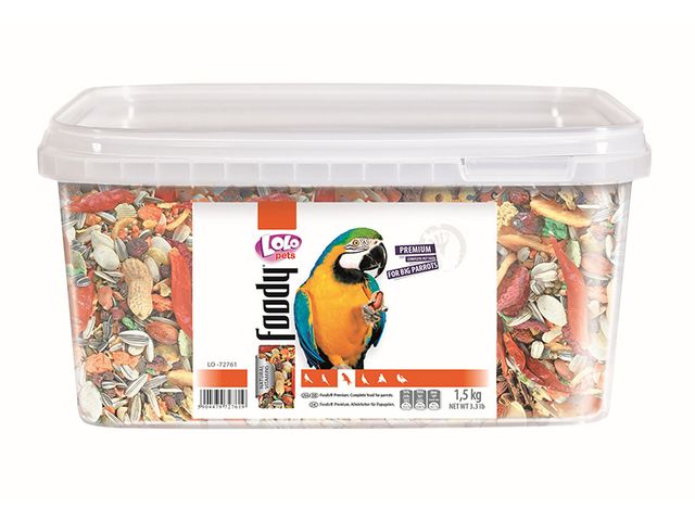 Obrázek produktu Krmivo kompletní pro velké papoušky LOLO BASIC 3L/1,5kg kyblík