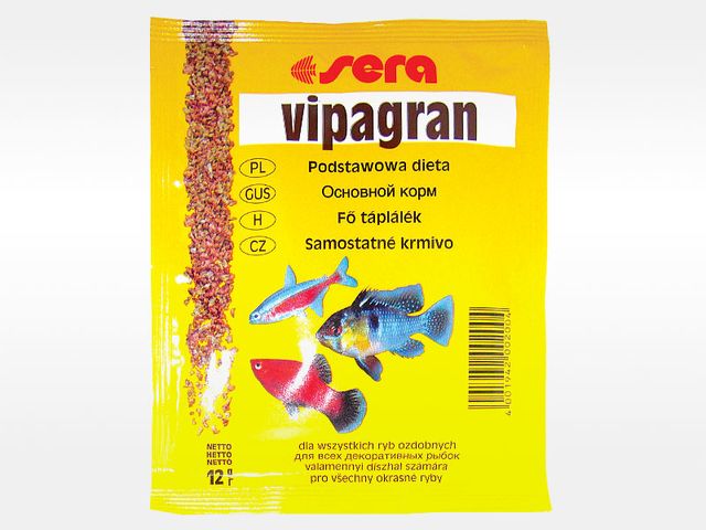 Obrázek produktu Krmivo pro okrasné ryby Sera - Vipagran 12g