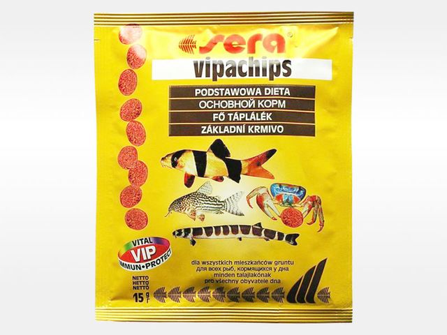 Obrázek produktu Krmivo pro ryby Sera - Vipachips 15 g