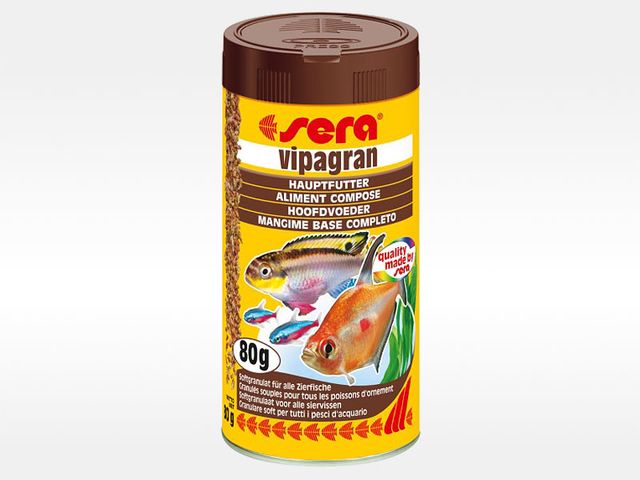 Obrázek produktu Krmivo pro ryby základní Sera - Vipagran 250ml