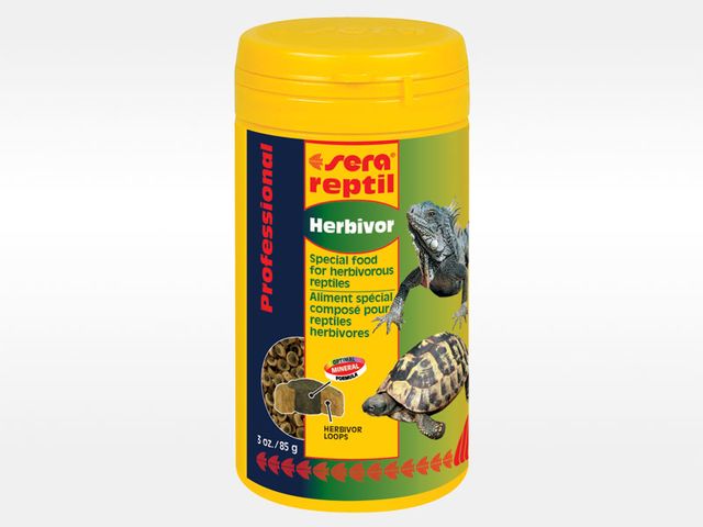 Obrázek produktu Krmivo pro želvy a leguány Sera - Reptil Prof.Herbivor 250ml