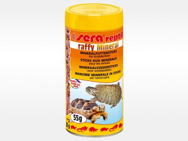Obrázek produktu Tyčinky krmné pro želvy Sera - Raffy Mineral 250ml