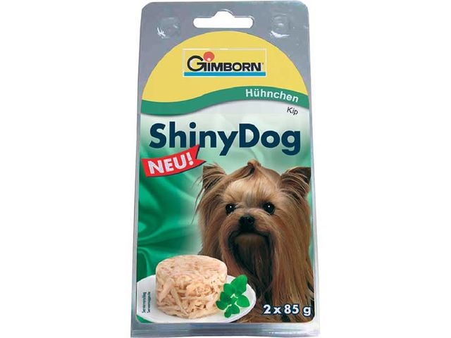Obrázek produktu Konzerva SHINY DOG kuře 2 x 85g