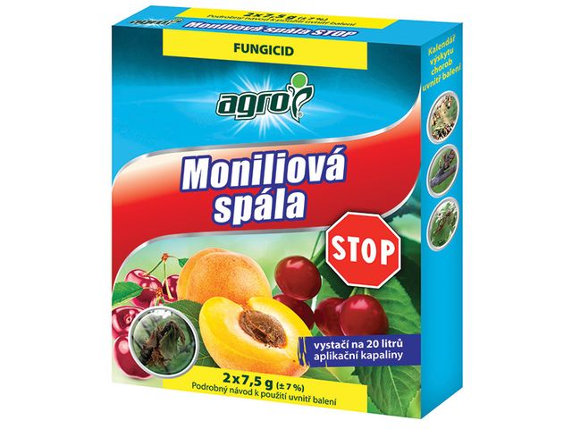 Obrázek produktu Moniliová spála stop 2 x 7,5g (višně a meruňky), Agro