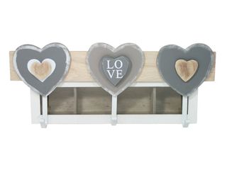 Věšák dekorační Love 42x18x4cm
