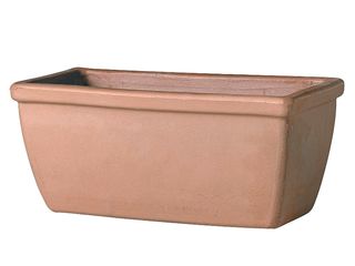 Truhlík Roma Liscia, moka, 32x17cm, terakota