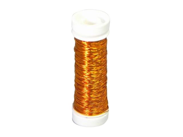 Obrázek produktu Drát floristický pr.0,3mm, 25g, oranžový