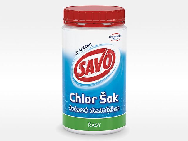 Obrázek produktu SAVO bazén chlor šok 0,9 KG