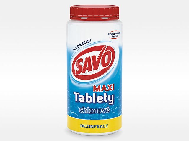 Obrázek produktu SAVO bazén chlor. tablety maxi 1,4 KG