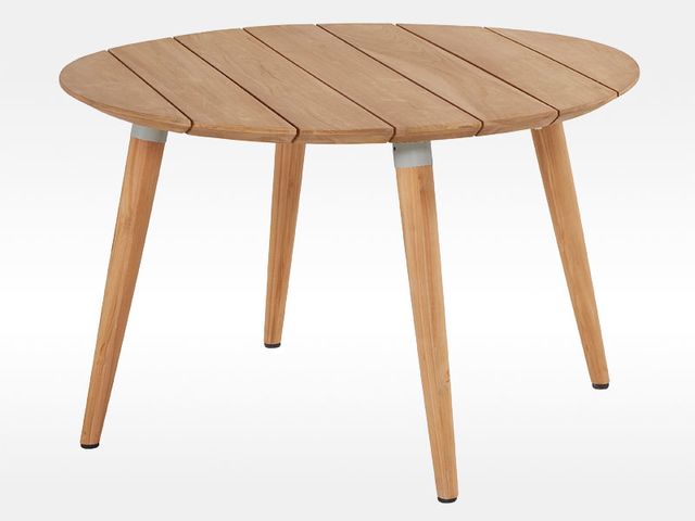 Obrázek produktu Stůl kulatý Sophie 120cm teak/šedý