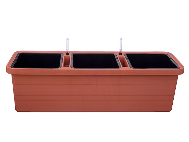 Obrázek produktu Truhlík samozavlažovací Berberis TRIO terakota