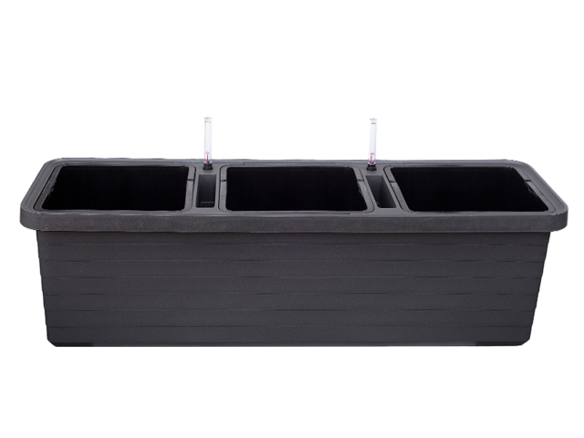 Obrázek produktu Truhlík samozavlažovací Berberis TRIO antracit