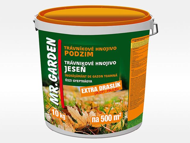 Obrázek produktu Hnojivo trávníkové Podzim 10kg, kbelík, Mr.Garden