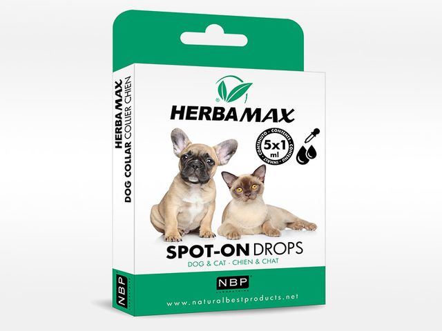 Obrázek produktu Pipeta antiparazitní Herba Max Spot-on Dog&Cat Drops 5x1ml