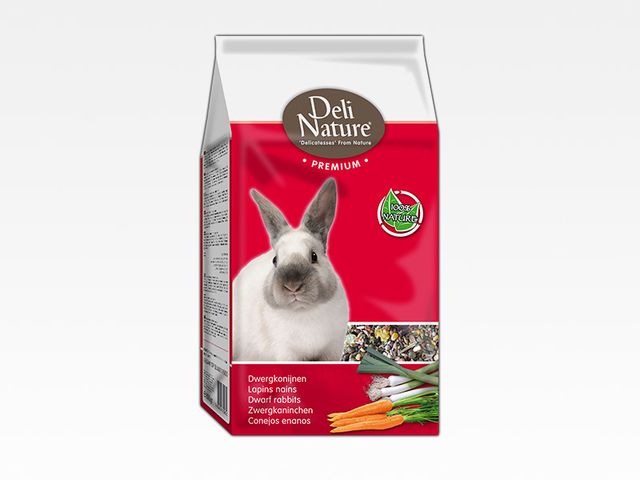 Obrázek produktu Krmivo Deli Nature Premium - Zakrslý králík 800g