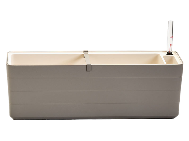 Obrázek produktu Truhlík samozavlažovací Berberis, taupe + slonová kost, 60cm