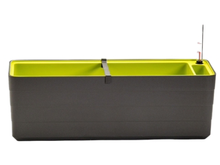 Truhlík samozavlažovací Berberis, antracit + zelená, 60cm