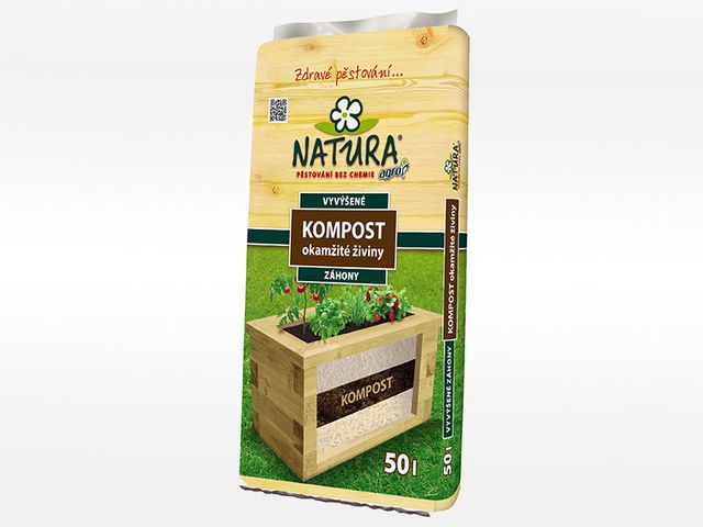 Obrázek produktu Kompost pro vyvýšené záhony 50 l, Natura