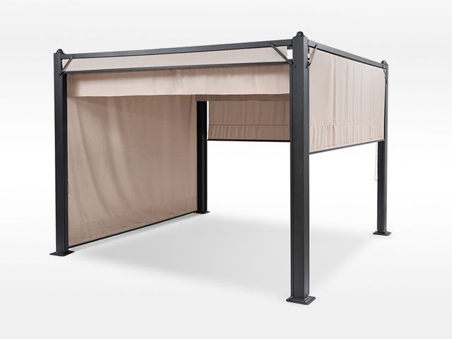 Obrázek produktu Pavilon se střechou Blumfeldt, Pantheon Cortina 3 x 3m, béžová