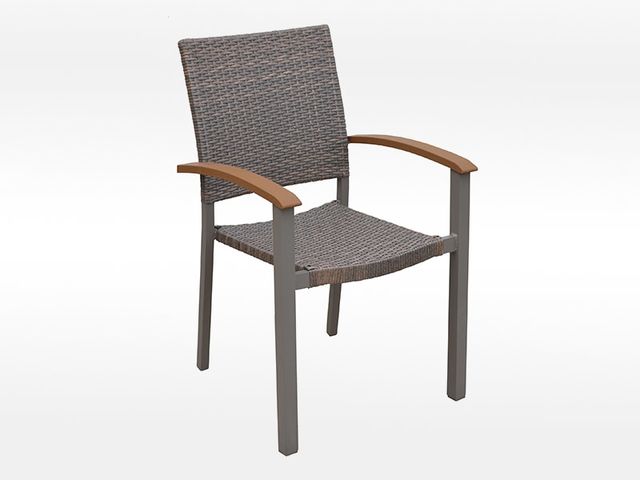 Obrázek produktu Židle stohovatelná CALVIN béžová/hnědá