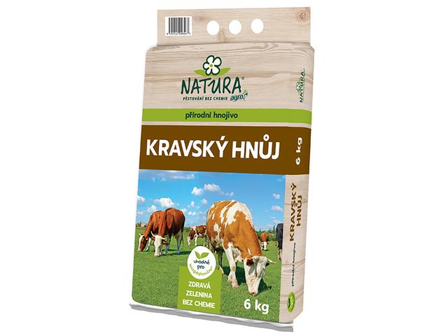 Obrázek produktu Hnůj kravský 6 kg, Natura