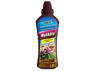 Hnojivo organominerální kapalné muškáty 1l, Agro