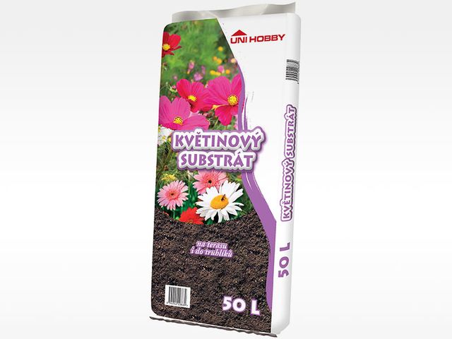 Obrázek produktu Substrát květinový 50 l, UNI HOBBY