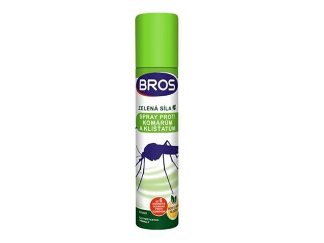 Obrázek produktu Sprej proti komárům a klíšťatům zelená síla 90ml, BROS
