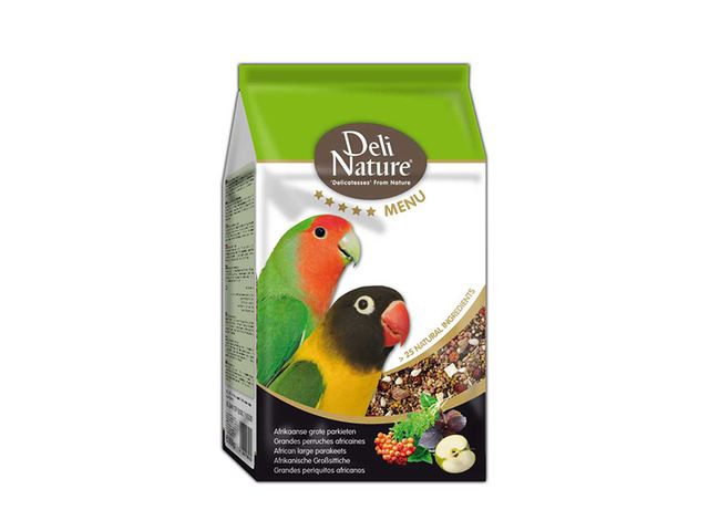 Obrázek produktu Krmivo Deli Nature 5 Menu AFRICAN Large PARAKEETS 800 g - Africký papoušek