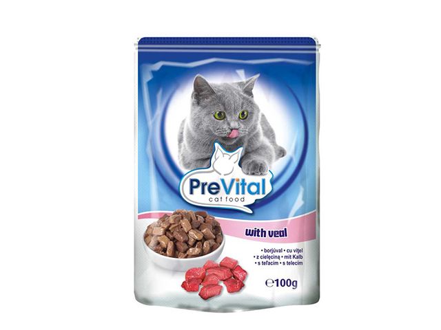 Obrázek produktu Kapsička PreVital kočka telecí 100g