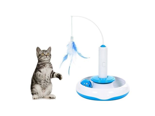 Obrázek produktu Interaktivní hračka 3v1 pro kočku-udice