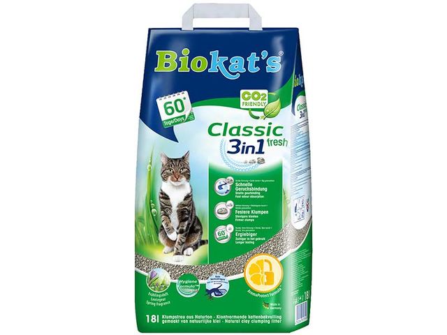 Obrázek produktu Podestýlka Biokats classic fresh 18l