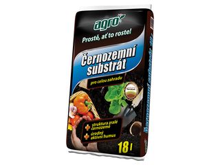 Substrát černozemní pro celou zahradu 18 l, Agro
