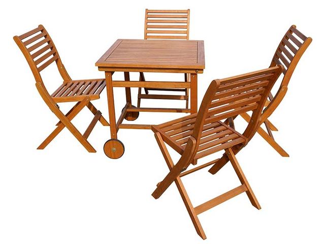 Obrázek produktu Sestava PARIS rozkládací 1 stůl + 4 židle