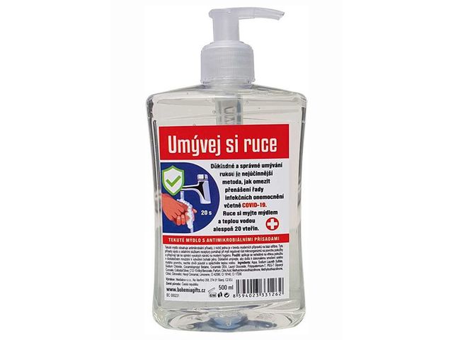 Obrázek produktu Mýdlo tekuté s antibakt.přís.a glycerinem 500ml