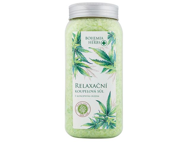 Obrázek produktu Sůl koupelová Cannabis s konopným olejem 900 g