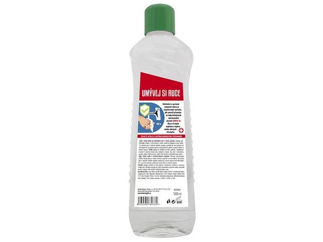 Obrázek produktu Mýdlo tekuté s antimikrobiálními přísadami 1000 ml – náhradní náplň