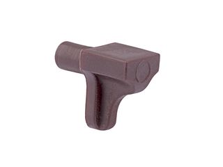 Podpěrka polic pr. 5mm, plast, hnědá, 8 ks