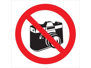 Fólie - Zákaz fotografování - symbol