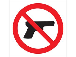 Fólie - Zákaz vstupu se zbraní - symbol