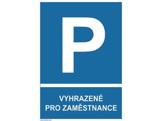 Plast - Vyhrazené parkování pro zaměstnance