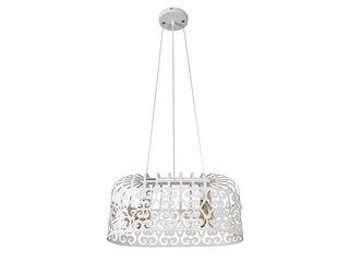Lustr kovový Alessandra 2 x E27 max. 60 W, ovál 46 x 26 cm, barva bílá