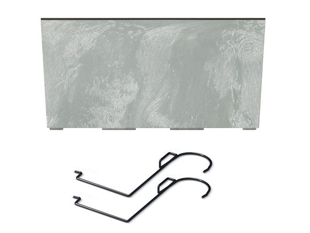 Obrázek produktu Truhlík Urbi Case Beton Effect, světle šedý, s držáky 40x19x20cm