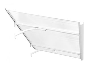 Stříška vchodová Standard 160, bílá (čirá) 160x85cm