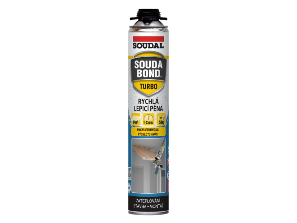 Pěna montážní pistolová Soudabond Easy turbo 750ml. EAN: 5411183170070