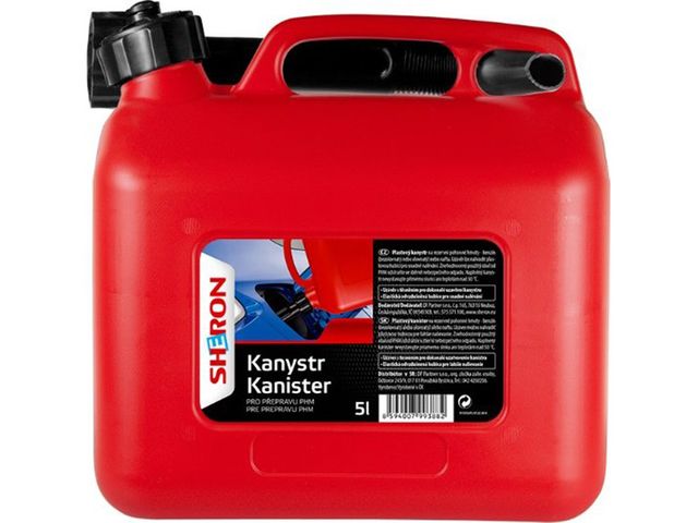 Obrázek produktu Kanystr na PHM 5 lt červený SHERON