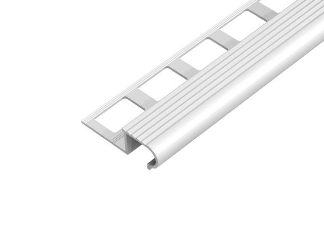 Obrázek produktu Lišta schodová S, hliník protiskluz, v: 12,5mm, š: 35mm, d: 2,5m