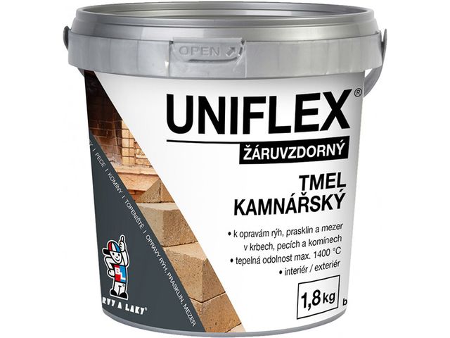 Obrázek produktu Tmel kamnářský Uniflex (Rudokit) 1,8 kg