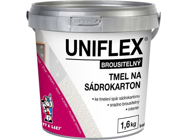 Obrázek produktu Tmel sádrokarton.brousitelný 1,6kg