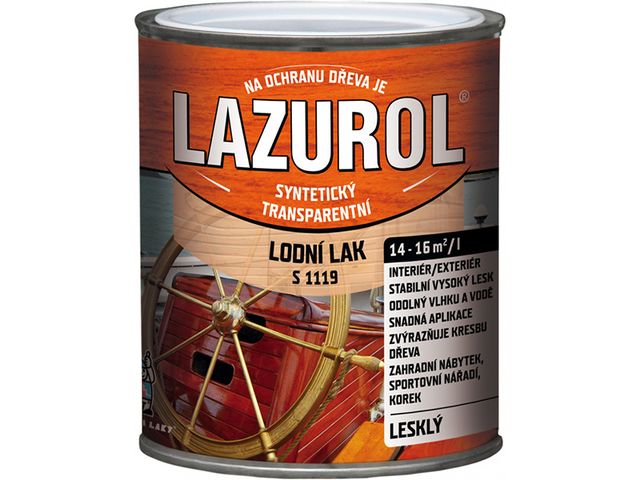 Obrázek produktu Lazurol lodní lak S1119 0000 0,75l